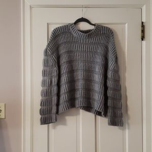 Open weave sweater